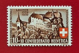 PRO PATRIA 2 600 JAHRE SCHLACHT LAUPEN 1939** POSTFRISCH