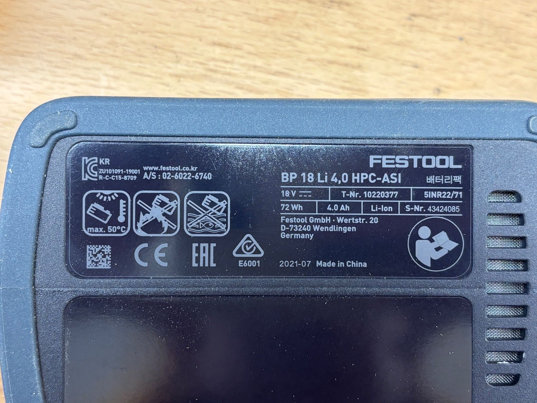 Festool Caricatori & Batterie: FESTOOL Energie Set SYS 18V 4x4,0/TCL6 DUO – Nuovo (secondo la descrizione) da Winterthur venduto da ReUse_Baumarkt 6