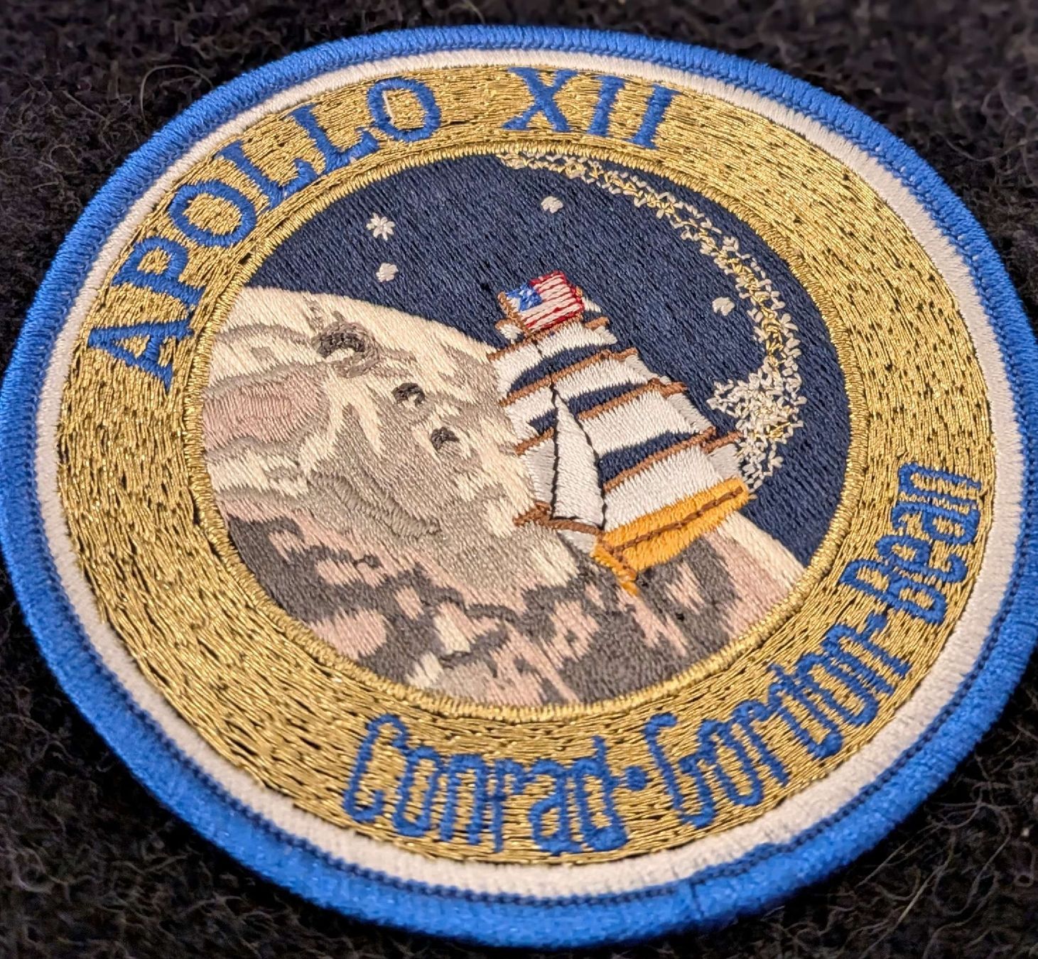 NASA Plaketten & Abzeichen: Apollo XII - Conrad-Gordon-Bean - NASA Mission Patch – Neu (gemäss Beschreibung) aus Zürich von Xeranon0