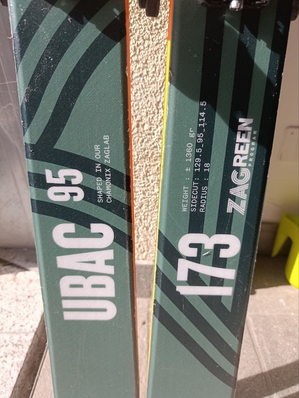 Sci: ZAG Ubac 95 - 173 cm – Usato da Vacallo venduto da mel_2dqq 5