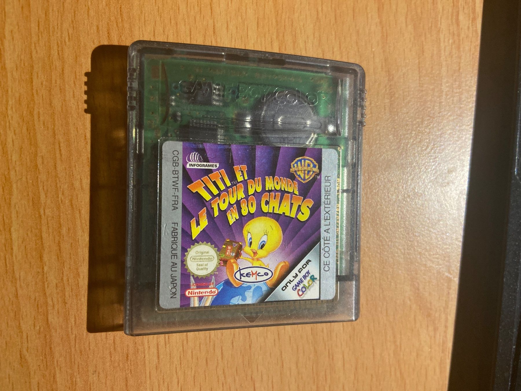 Jeu Game Boy Color Titi Et Le Tour Du Monde En 80 Chats - Occasion Très Bon état, Complet