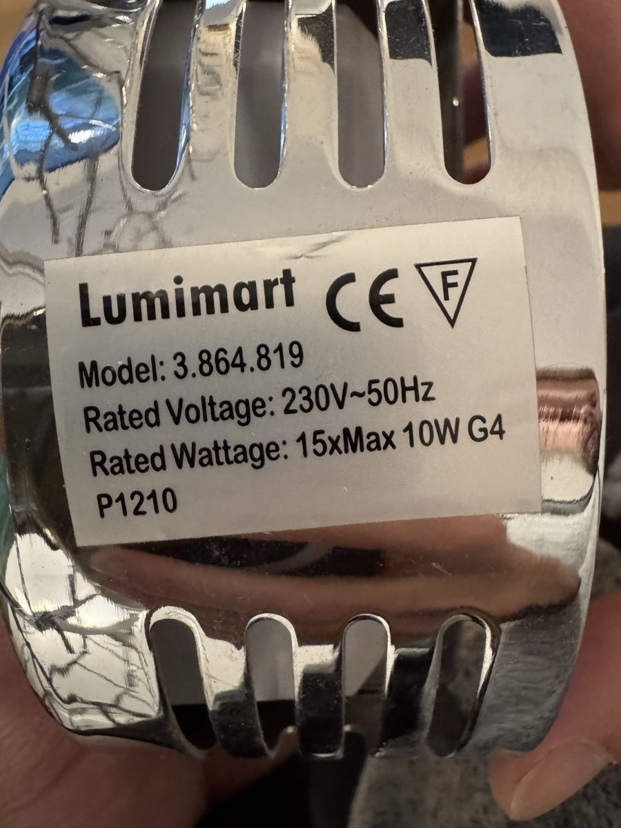 Lampadari & plafoniere: Luminart Deckenleuchte silber Äste 15x G4 Leuchtmitte – Usato da Stetten SH venduto da phi_q8hh 1