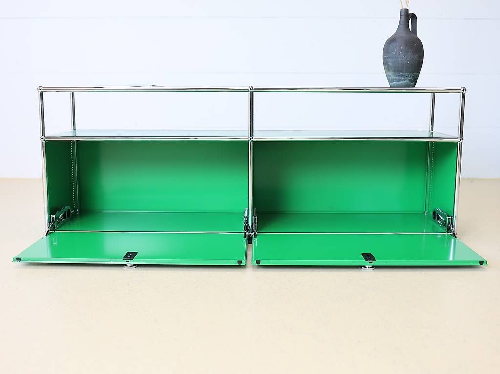 Cassettiere: USM Haller Lowboard in grün – Usato da Meinisberg venduto da atelier_TILIJA 2