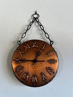 Antike Kupfer-Wanduhr handgefertigt, von ca. 1980
