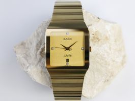 Vintage Rado Jubilé Armbanduhr mit Diamanten