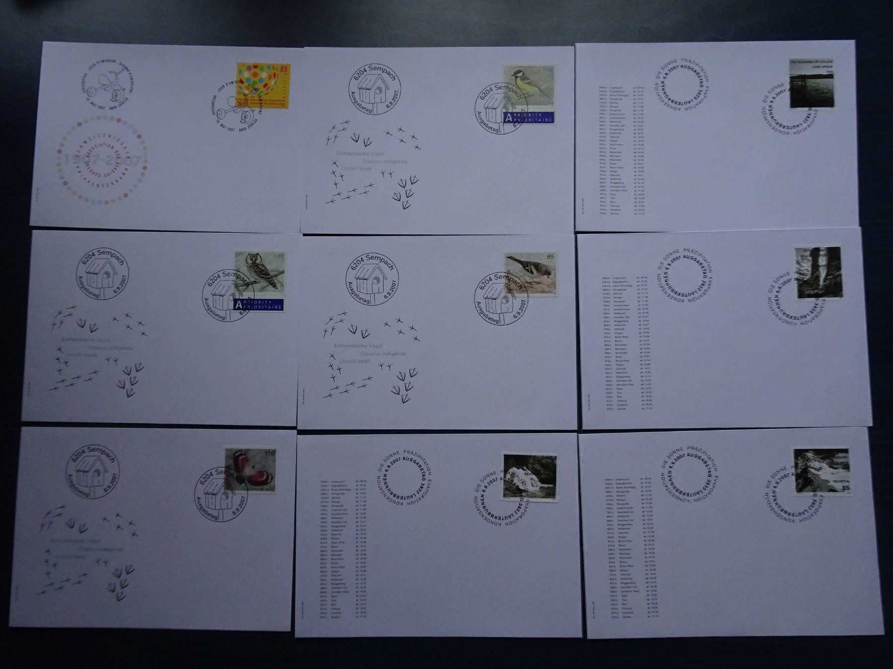 Alle Briefmarken: FDC  2007 – Neu (gemäss Beschreibung) aus Aadorf von Chnorli-Furz