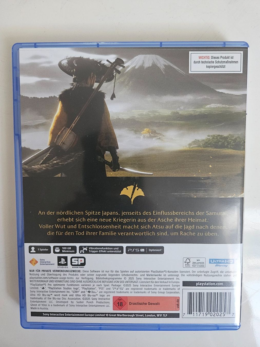 Sony Spiele: Ghost of Yotei – Gebraucht aus Liebefeld von Straycats 1