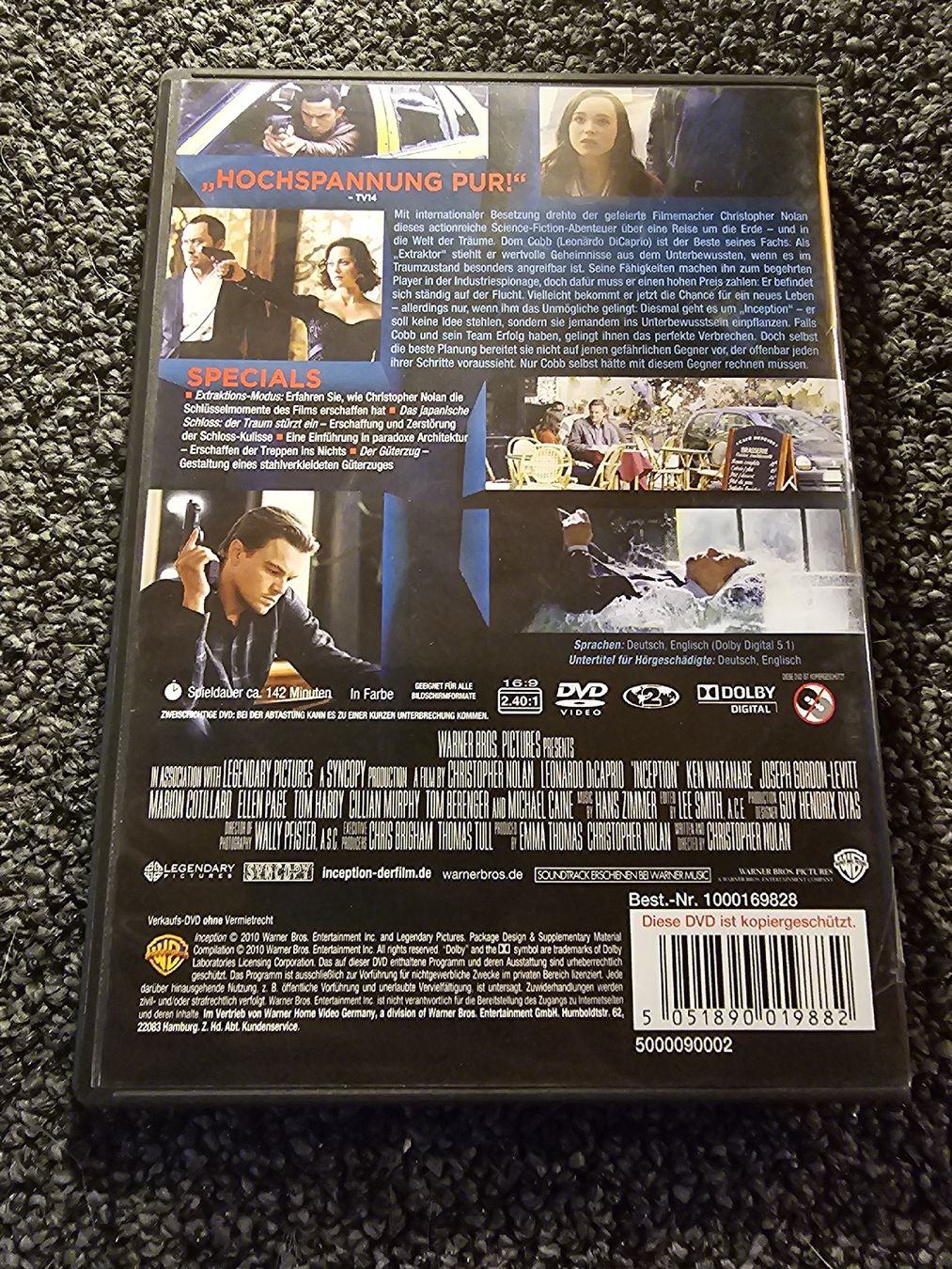 Tutti i DVDs: Inception DVD (20900) – Usato da Ruswil venduto da jan_bxl5 1