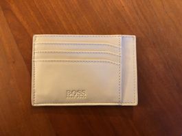 Portatessere in pelle beige Hugo Boss - Nuovo
