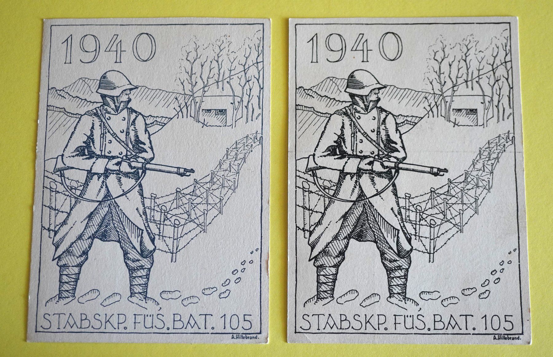 Cartoline postali: 2 Feldpost Karten 2.WK – Usato da Worb venduto da worb01