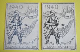 2 Feldpost Karten 2.WK