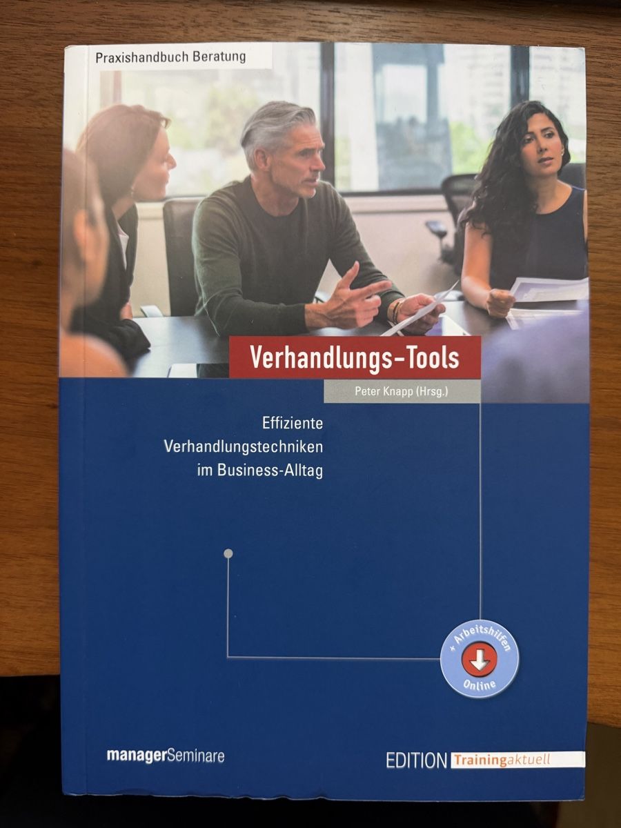 Libri: Verhandlungs-Tools: Effiziente Verhandlungstechniken – Nuovo (secondo la descrizione) da Ittigen venduto da sim_s229