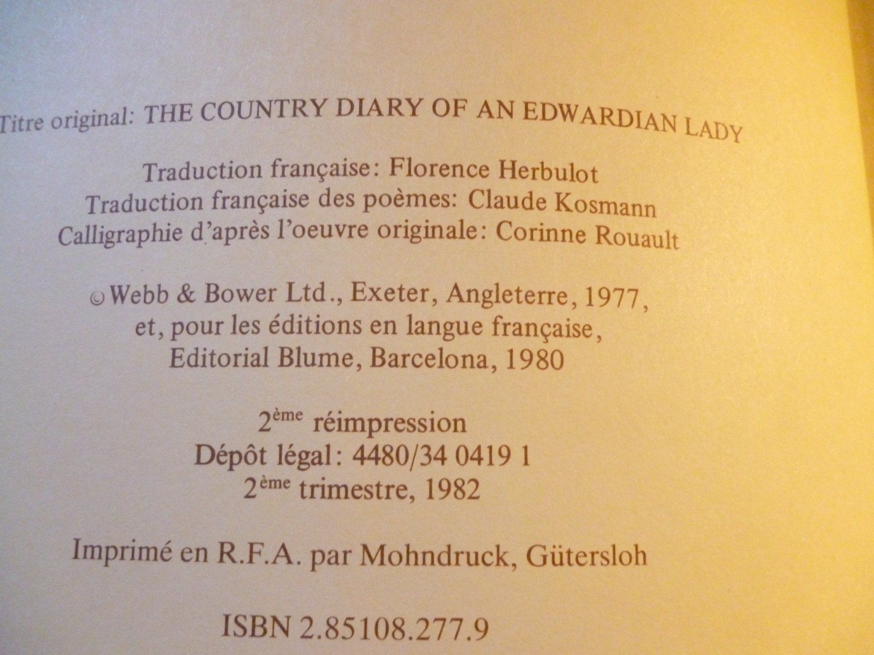 Libri: Journal Champêtre d'Edith Holden – Usato da Montreux venduto da dodeskaden 2