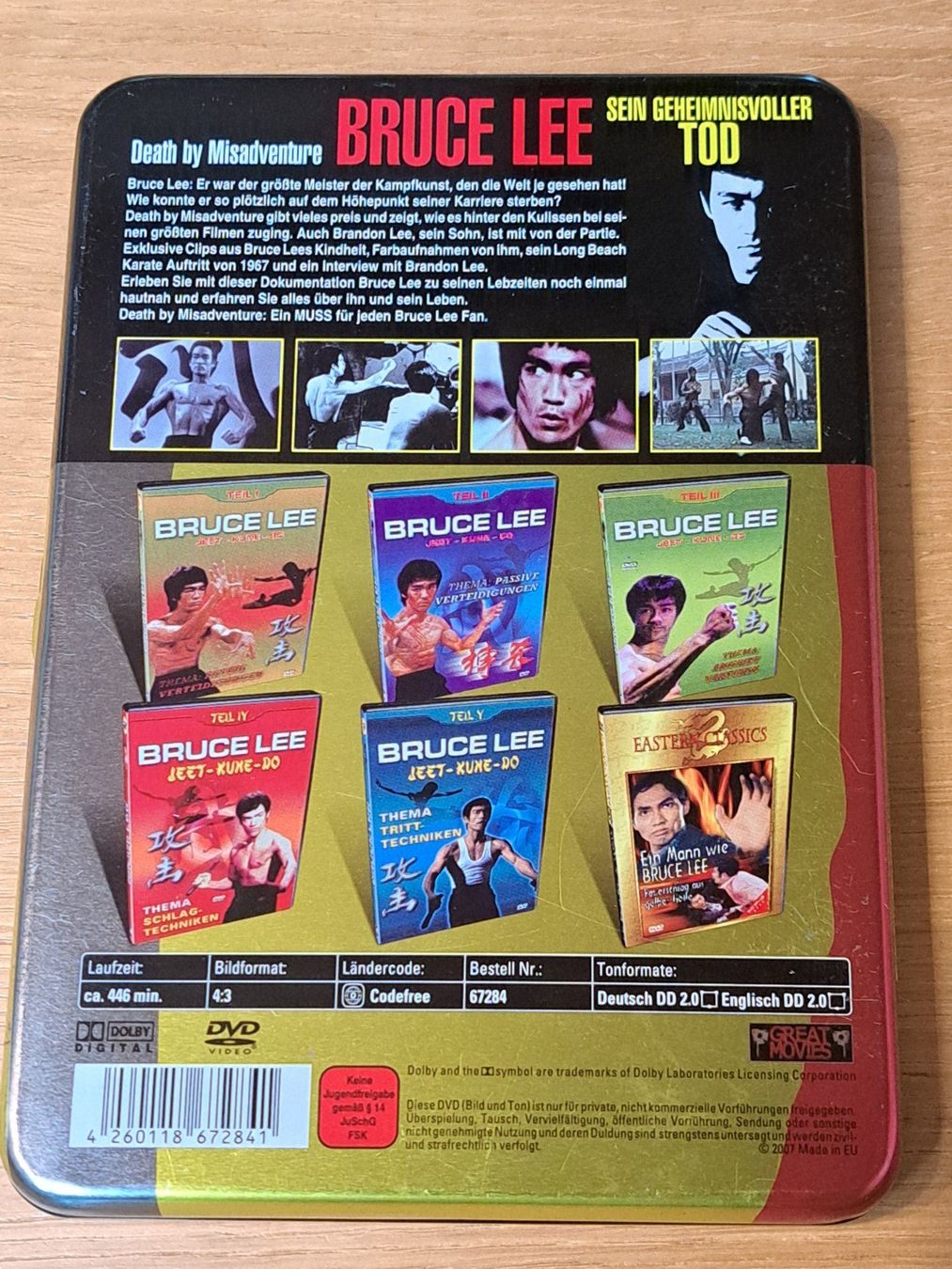 Tutti i DVDs: DVD BRUCE LEE Box, über 7 Stunden Laufzeit – Usato da Unterseen venduto da Kanica 1