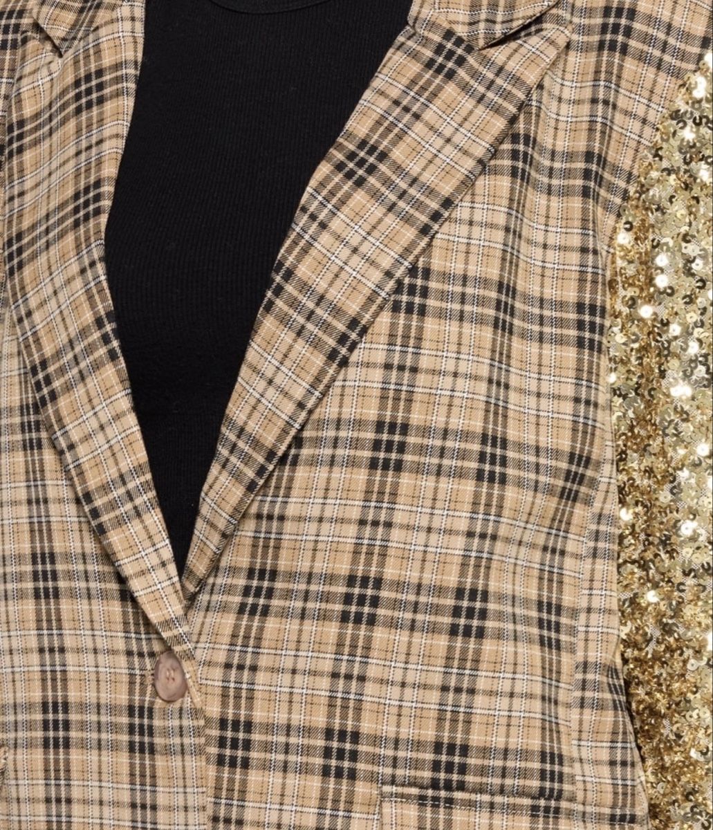 Giacche: Neue STATEMENT BLAZER MIT PAILLETTENÄRMELN gr M – Nuovo e nell'imballaggio originale da Schaffhausen venduto da rot_yyy7 1
