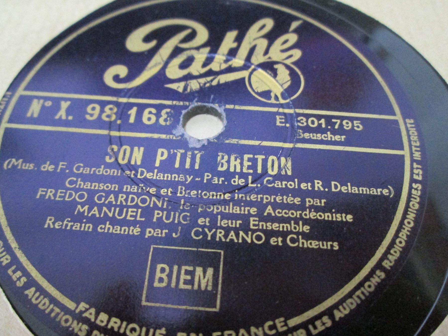 Schallplatten: DISQUES 78 TOURS – Gebraucht aus Lausanne von Leag 6