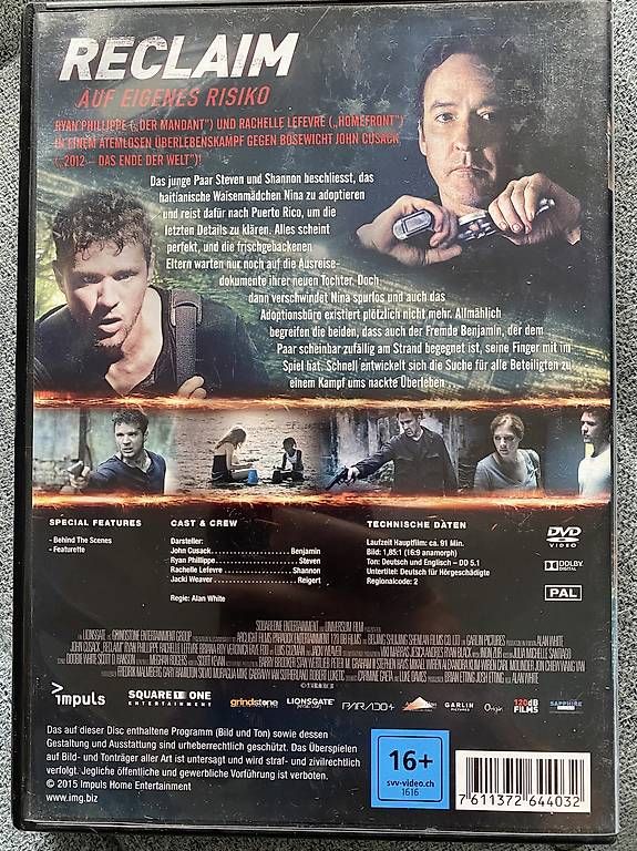 Tutti i DVDs: Reclaim – Usato da Gasel venduto da Ntomate 1