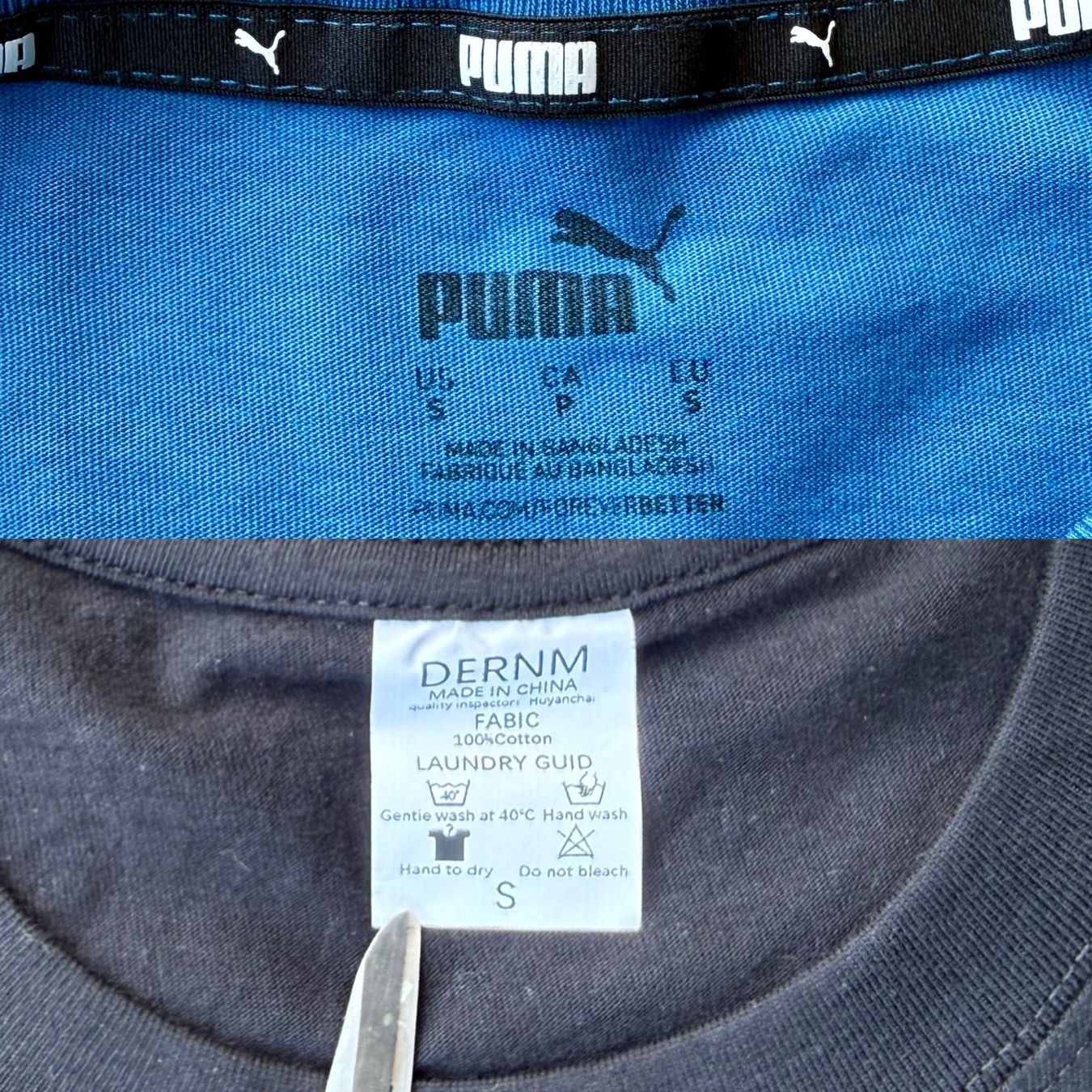 Puma T-shirt: Lot de 2 t-shirts graphiques Puma & Superbock – Usato da Thônex venduto da Suisse.Shopping 7