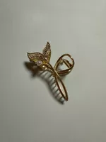 Haarspange gold aus Metall
