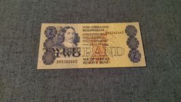 2 Rand Suid Afrika Banknote, Jahrgang unbekannt, Rarität!
