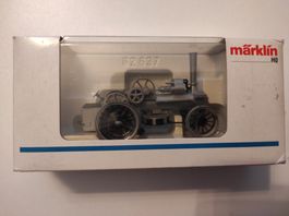 Oldtimer Lokomobil Heucke von Märklin H0, Fabrikneu