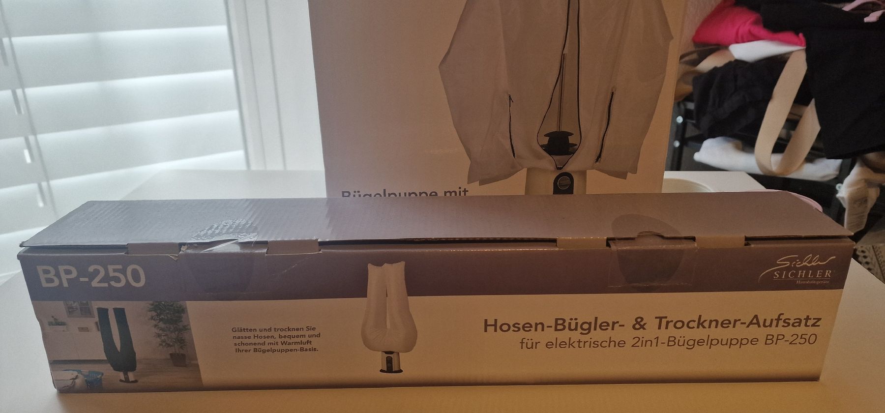 Ferri da stiro: Sichler Bügelpuppe mit Warmluft-Gebläse – Nuovo e nell'imballaggio originale da Hausen AG venduto da 777Boeing777 1