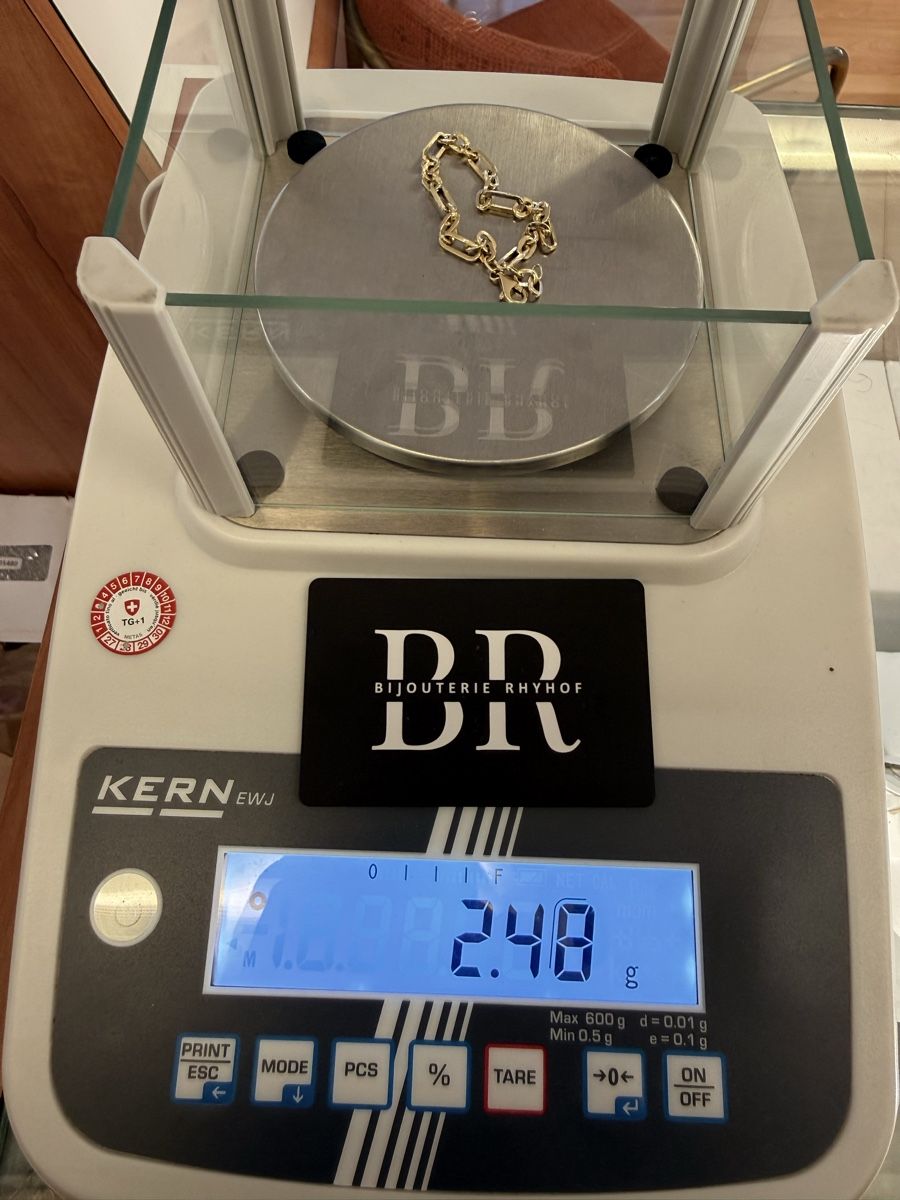 Bracciali & Braccialetti: 14 Karat Gold Armkette – Usato da Frauenfeld venduto da BijouterieRhyhof 4