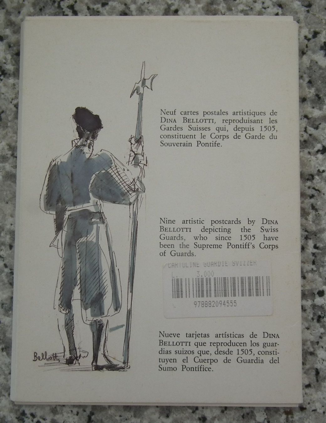 Tutti i francobolli: Die Schweizergarde des Vatikans  Folder mit 8 Kunst Karten – Usato da Kriens venduto da WULLU99 1