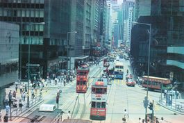 The Commercial Centre of HONG-KONG - Tramways