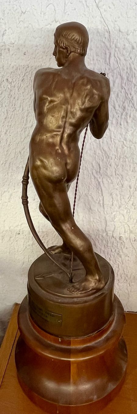 Statuette: Bronzefigur Schweiz, signiert A. Pessina – Usato da Kandergrund venduto da honey-art_and_more 3