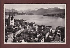 LUZERN - Teil mit Hofkirche - 1948