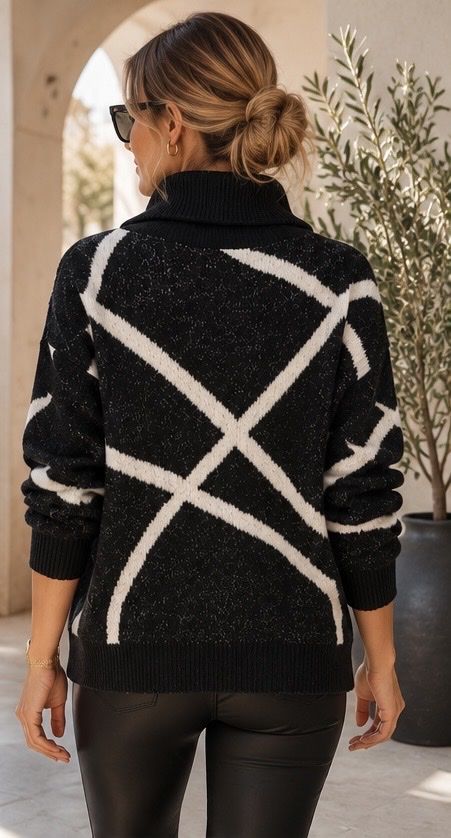 Pullover & Sweatshirts: Zero Rollkragenpullover schwarz weiss Grösse 40-komplett neu – Neu (gemäss Beschreibung) aus Eglisau von Brewster1 2