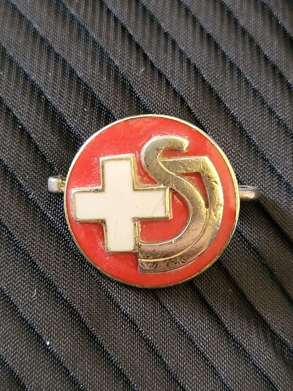 Placchette & Badge: Vintage CS/CSS Silber Abzeichen 925 - Schweizer Design! – Usato da Allschwil venduto da Uhrenbinz