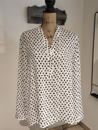 Bluse MARCCAIN Muster schwarz-weiss Grösse 40 /M