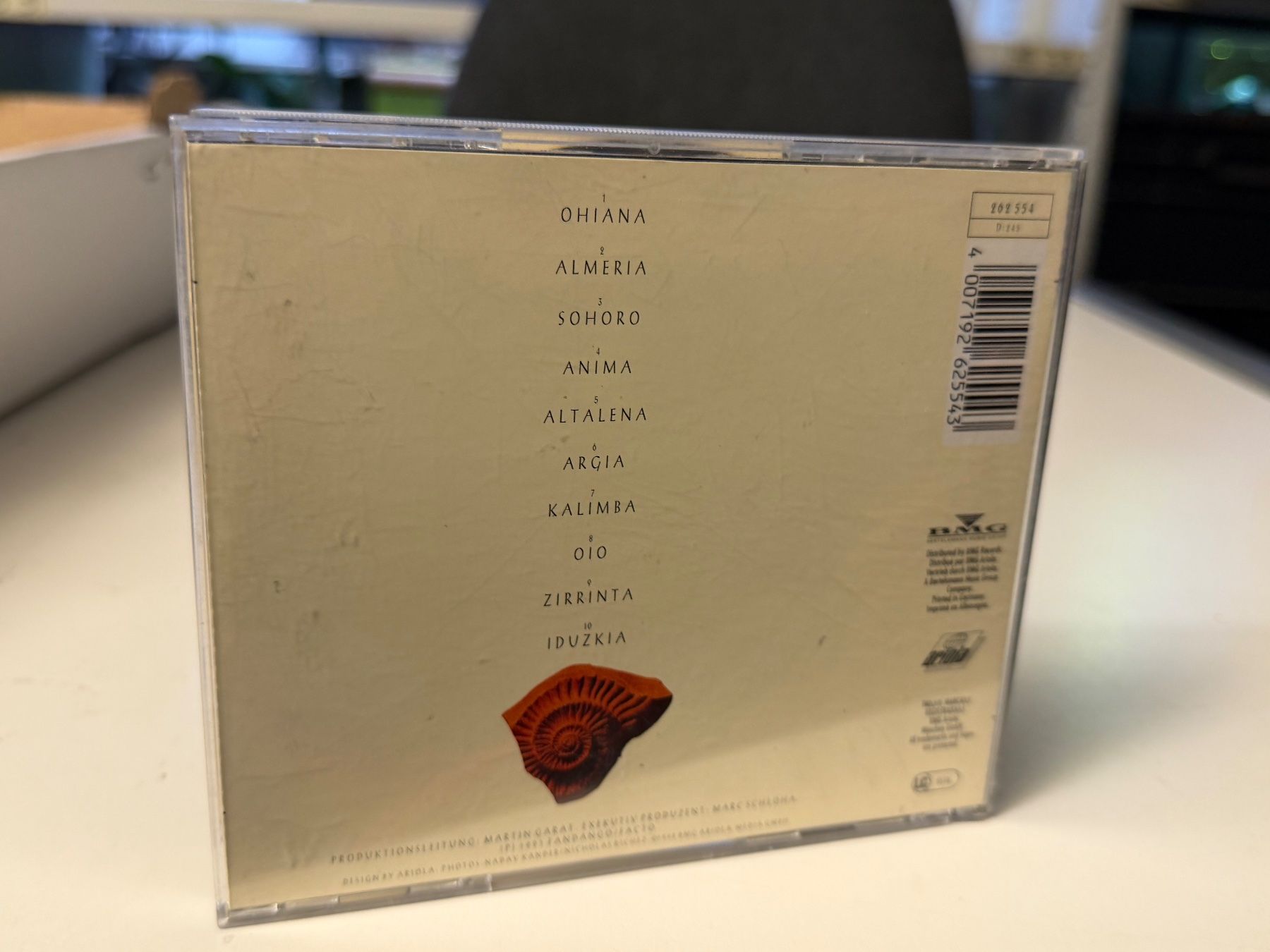 CD: OïO - Anima - HB21B – Usato da Küsnacht ZH venduto da Jazztilldawn 1