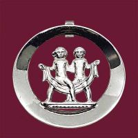 Sternzeichen Silber "ZWILLINGE"