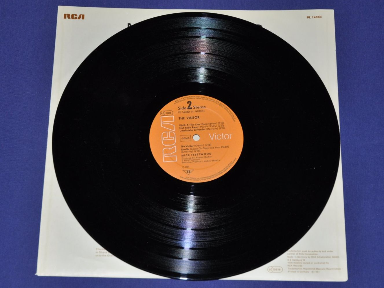 Dischi in vinile: LP Mick Fleetwood - The Visitor – Usato da Boll venduto da Theodora15 6