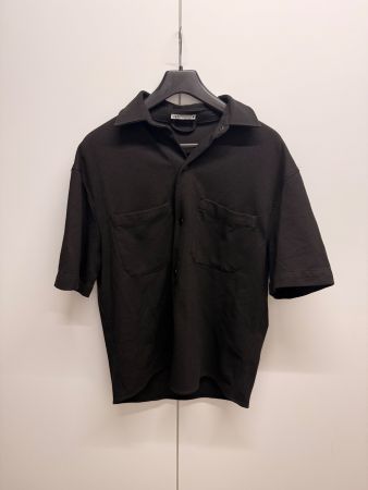 Kurzarm Hemd Zara schwarz Grösse M