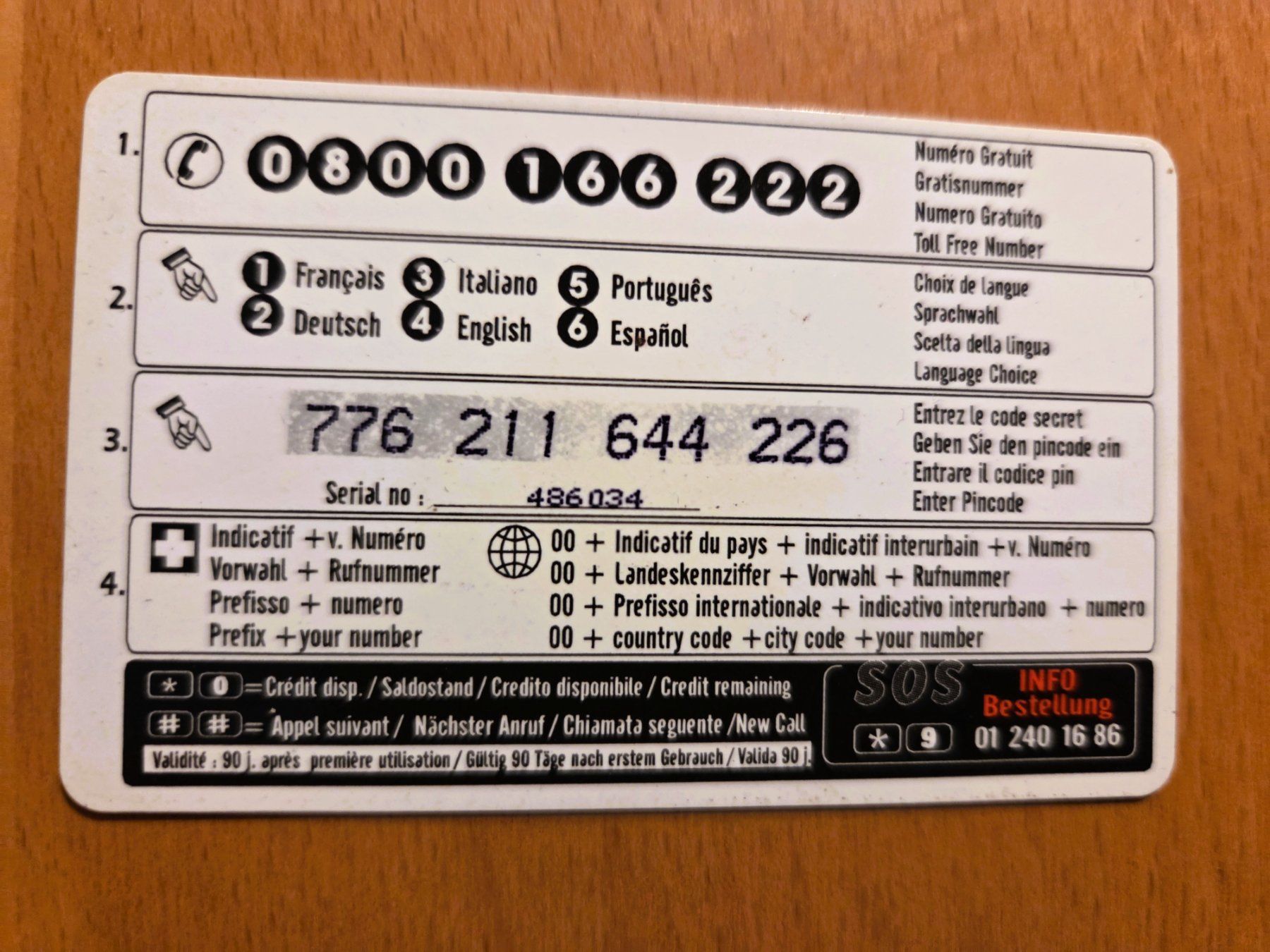Schede telefoniche: PREPAID - SCHWEIZ – Usato da Brüttisellen venduto da Nighttrain 1