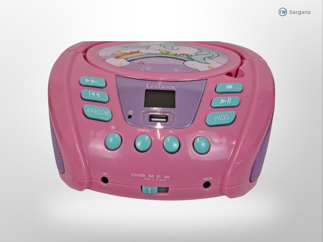 Lettore multimediale portatile: LEXIBOOK Einhorn Bluetooth CD Player (Lichteffekt) – Nuovo (secondo la descrizione) da Sargans venduto da Restwert_Sargans 5
