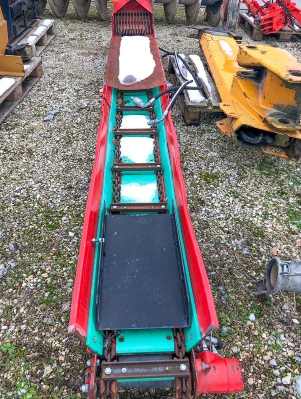 Lade-, Silier- & Transportwagen: Förderband hydraulisch massiv – Gebraucht aus Hohentannen von Spez88