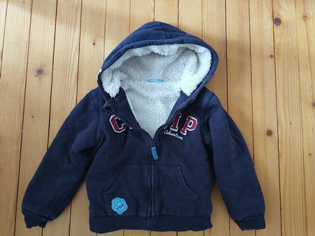 Kuscheliger Hoodie mit warmem Teddyfleece Gr.128