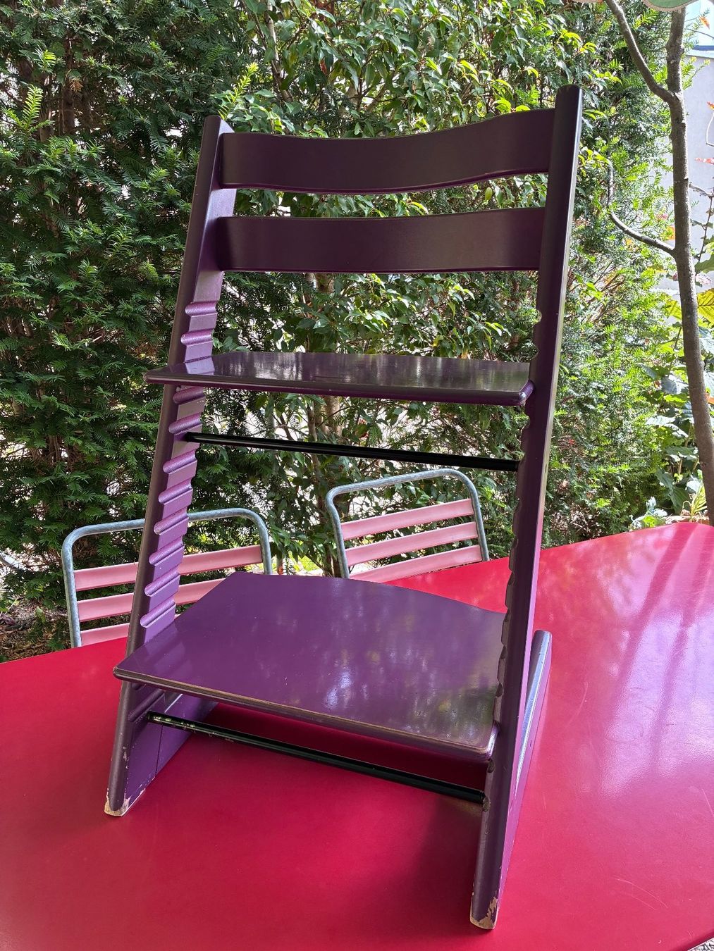 Stokke Hochstühle: Stokke Tripp Trapp Stuhl, violett – Gebraucht aus Wettingen von baeg_2000 1