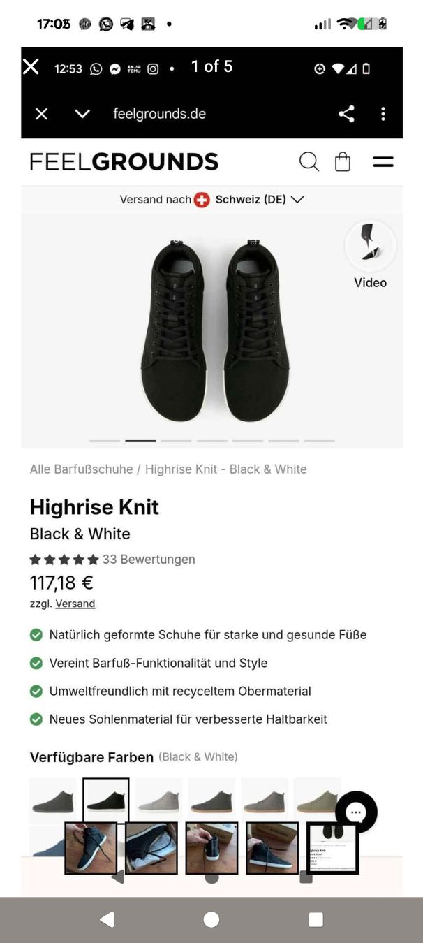 Scarpe da donna: Stylische Barfuss Schuhe 40 NEU – Nuovo e nell'imballaggio originale da Kloten venduto da Ronusa01 3