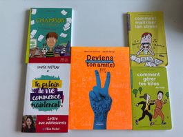 Lot 5 livres Jeunesse & Ado – Confiance en soi, Organisation