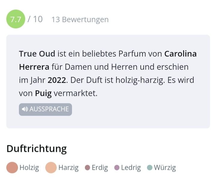 Carolina Herrera Parfum & Eau de Toilette: 2 ml TRUE OUD CAROLINA HERRERA ABFÜLLUNG – Neu (gemäss Beschreibung) aus St. Gallen von CaliSunshine 3