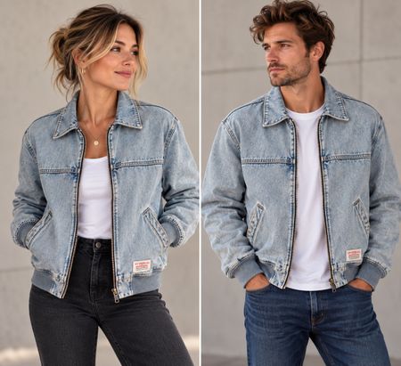 Veste en jean Levi Strauss unisexe état acceptable