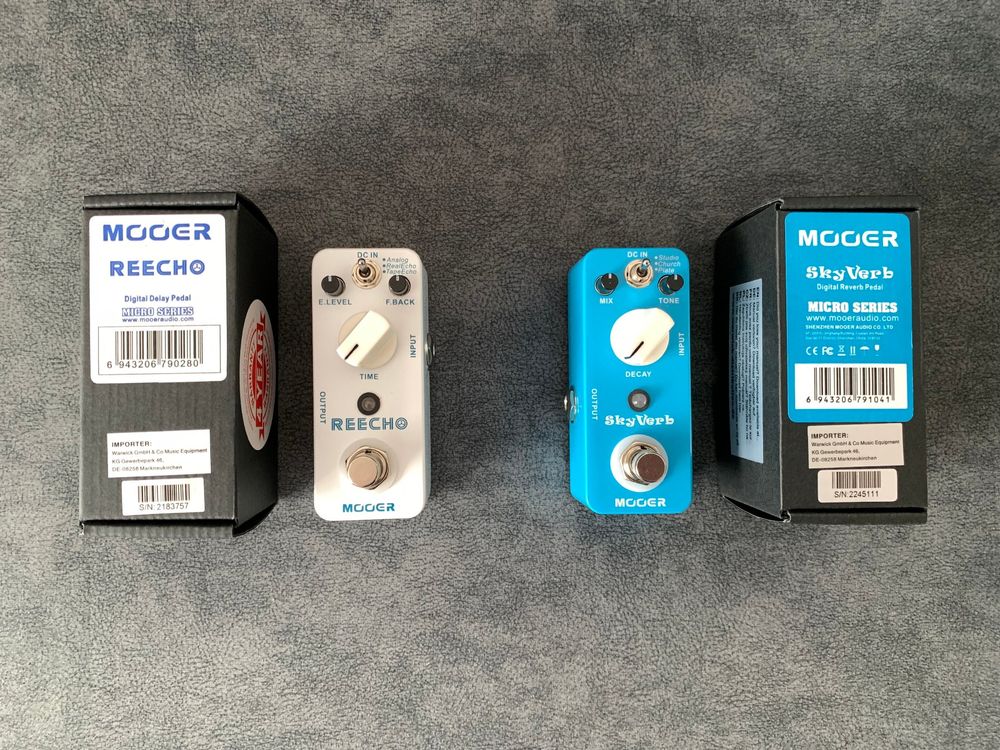 MOOER Reverb & Delay Mini PedaleSet Kaufen auf Ricardo
