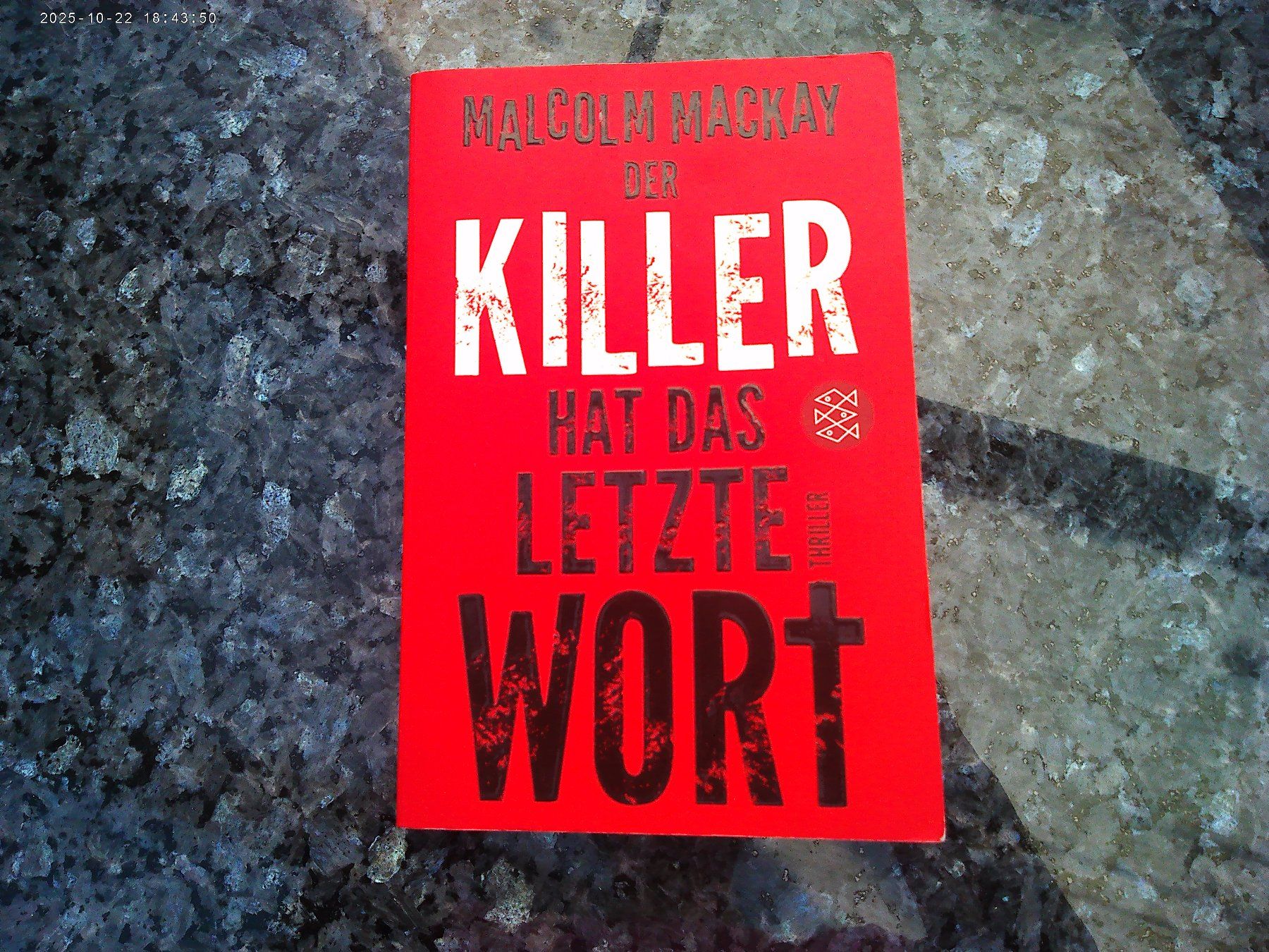 Livres: Der Killer hat das letzte Wort von Malcolm Mackay – D'occasion à reitnau par Sib7