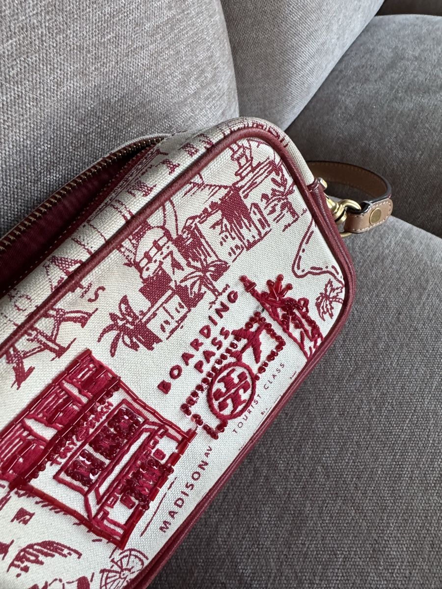 Tory Burch Taschen für Damen: Tory Burch Tory Burch Perry Map-Print Canvas Ra – Gebraucht aus Muri b. Bern von Winter2021 9